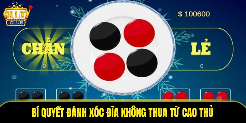 Bí quyết đánh xóc đĩa không thua từ cao thủ
