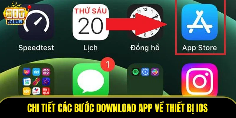 Chi tiết các bước download app về thiết bị iOS