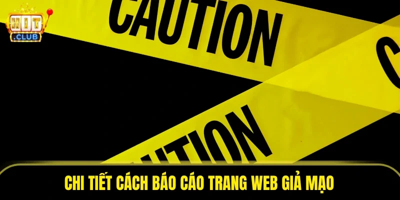 Chi tiết cách báo cáo trang web giả mạo