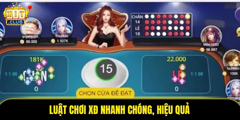 Luật chơi XĐ nhanh chóng, hiệu quả