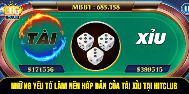 Những yếu tố làm nên hấp dẫn của tài xỉu tại HITCLUB