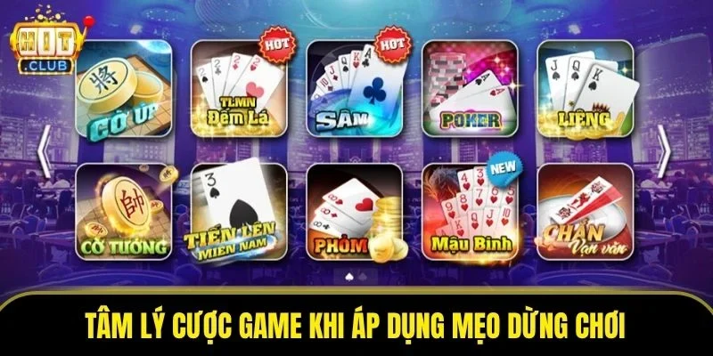 Tâm lý cược game khi áp dụng mẹo dừng chơi