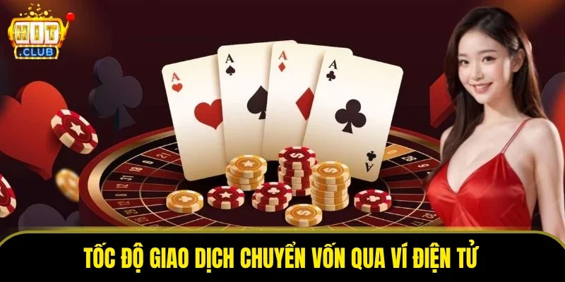 Tốc độ giao dịch chuyển vốn qua ví điện tử